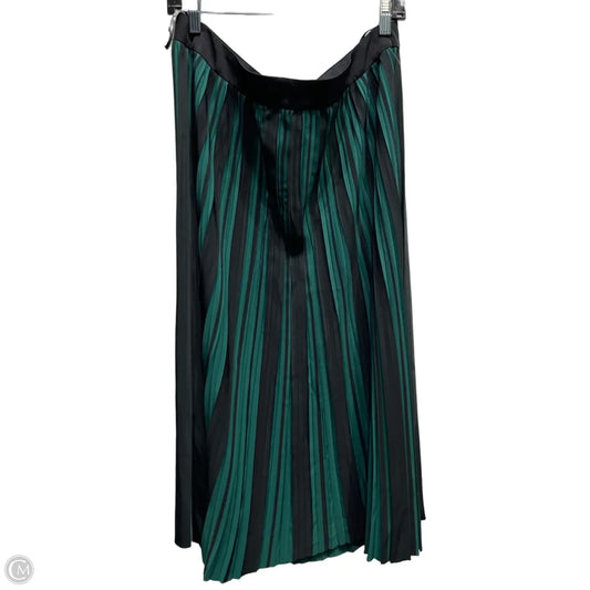 Skirt Designer By Karl Lagerfeld In Black & Green, Size: Xl