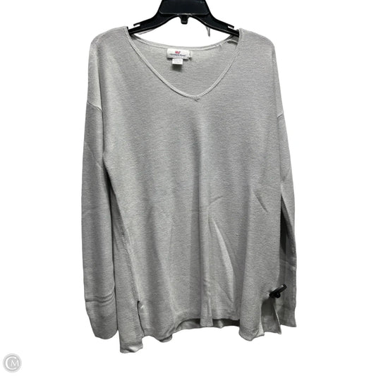Sweater By Vineyard Vines In Grey, Size: L