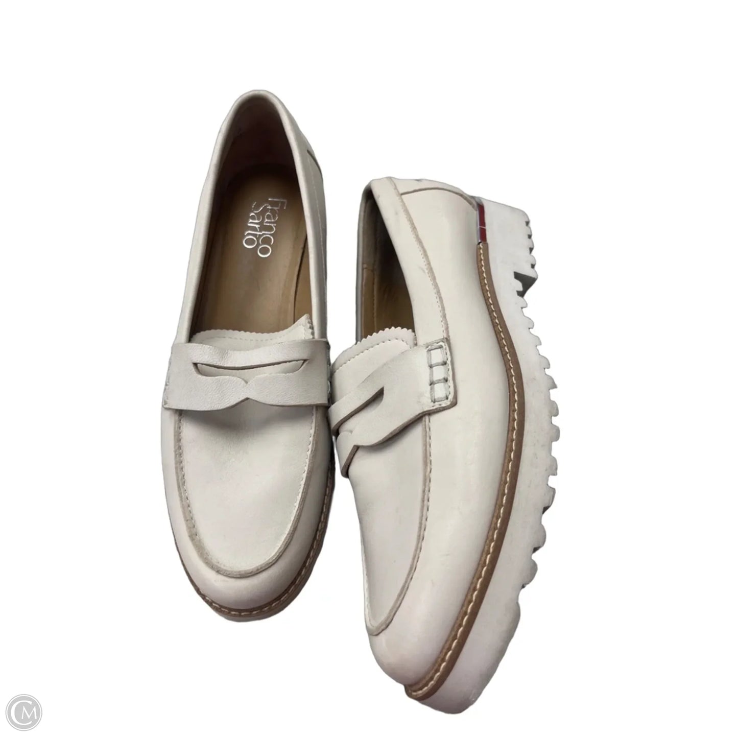 Shoes Flats By Franco Sarto In Cream, Size: 8