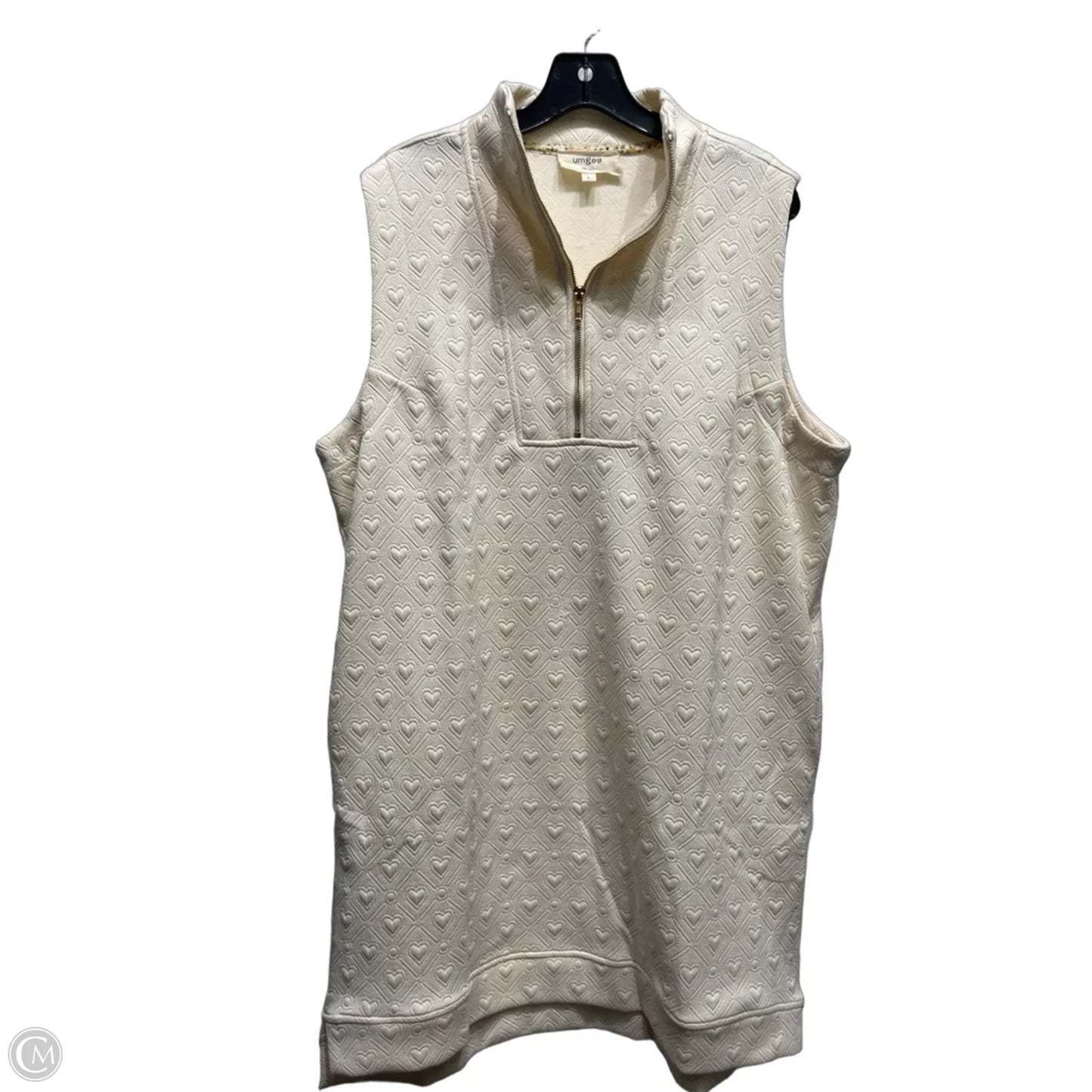 Dress Casual Short By Umgee In Cream, Size: L