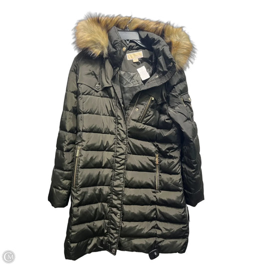 Coat Puffer & Quilted By Michael By Michael Kors In Green, Size: Xl