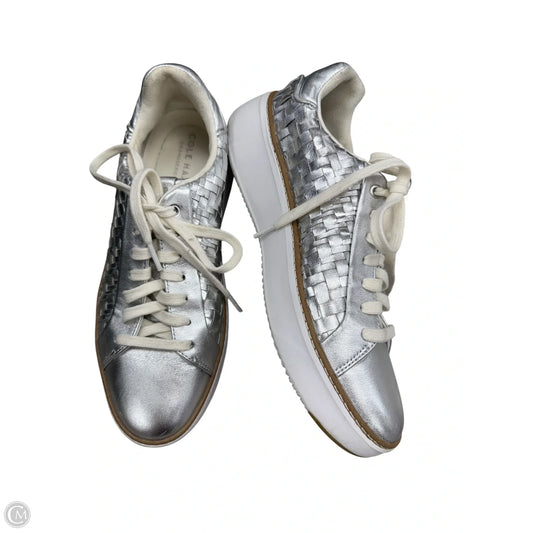Shoes Sneakers By Cole-haan In Silver, Size: 8.5