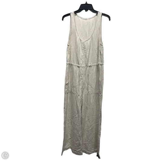 Jumpsuit By Clothes Mentor In Tan, Size: M