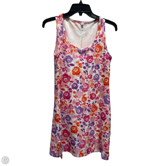 Dress Casual Short By nuu muu In Orange & Pink, Size: M
