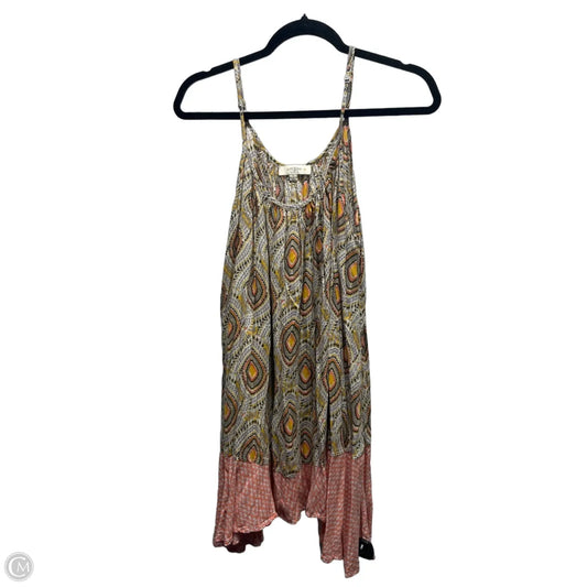 Top Sleeveless By Umgee In Orange & Tan, Size: Xl