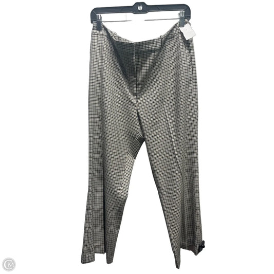 Pants Designer By Karl Lagerfeld In Black & Brown, Size: 12