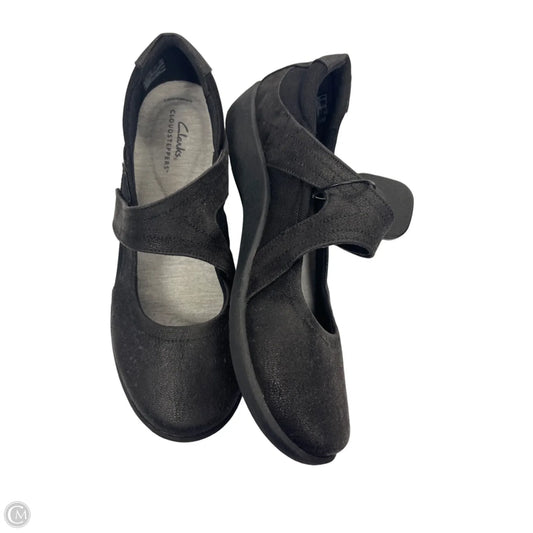 Shoes Flats By Clarks In Black, Size: 8.5