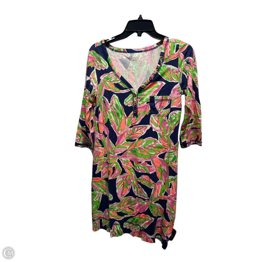 Dress Designer By Lilly Pulitzer In Blue & Green, Size: S