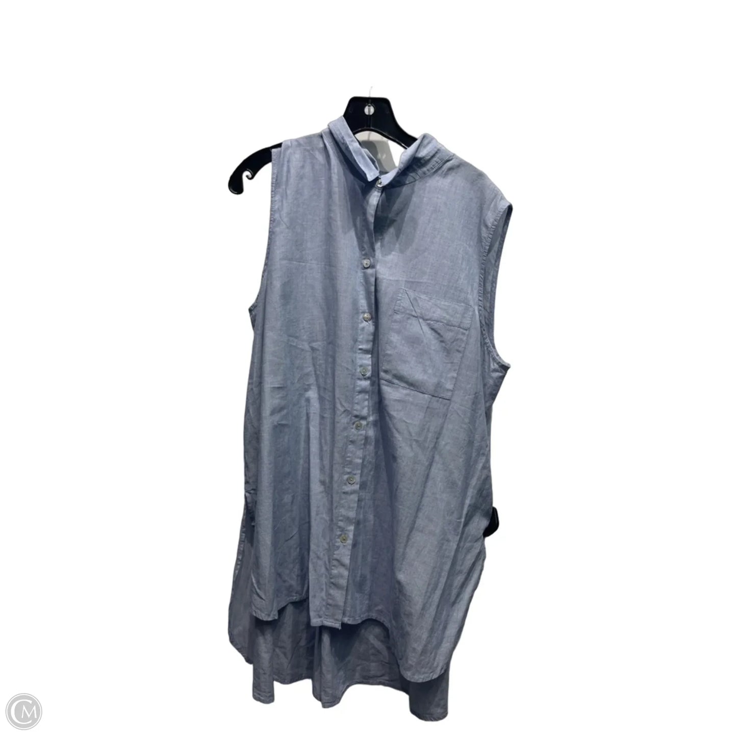 Top Sleeveless By Beachlunchlounge In Blue, Size: Xl