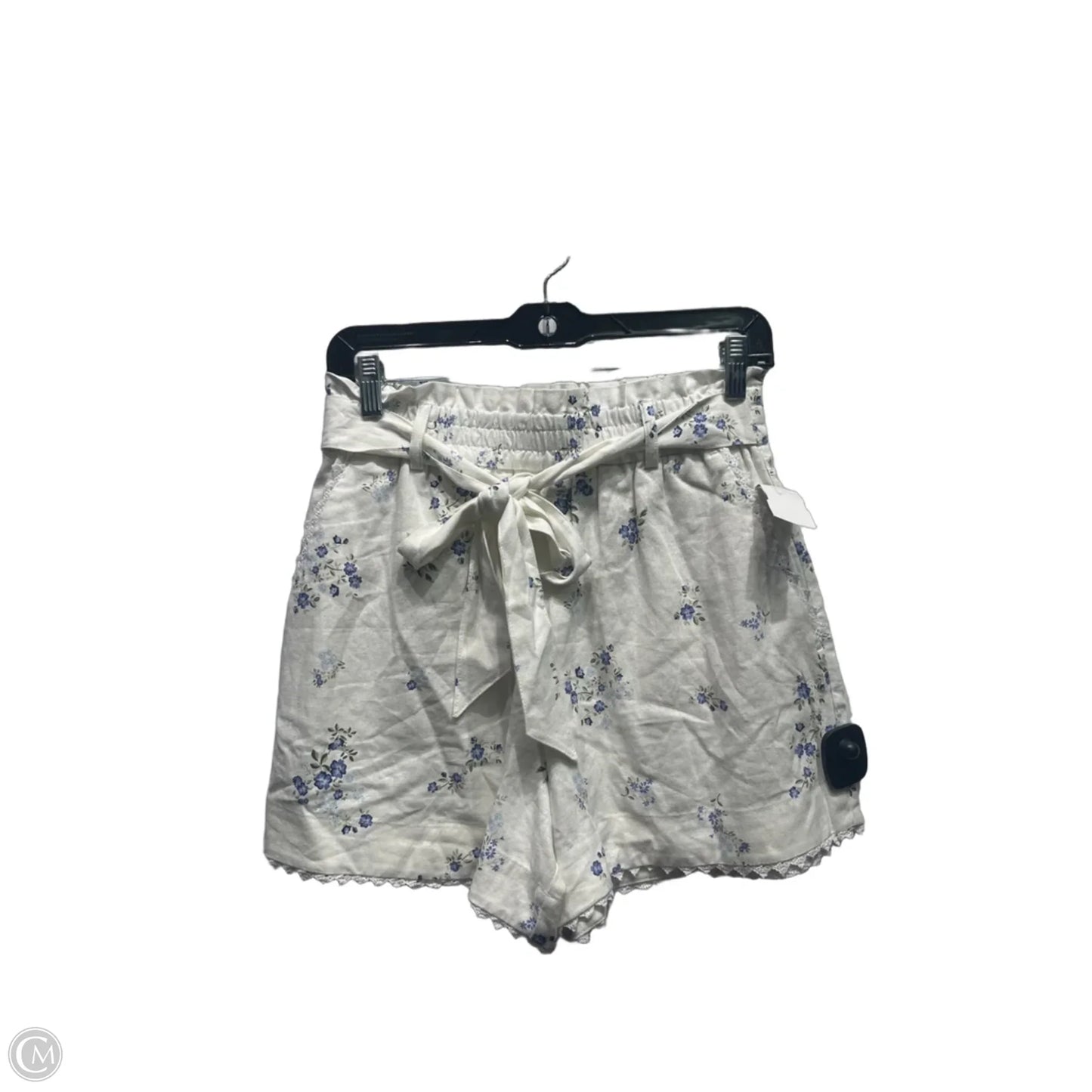 Shorts By Laura Ashley In Blue & White, Size: S