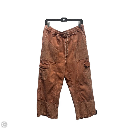Pants Cropped By Soft Surroundings In Brown, Size: M