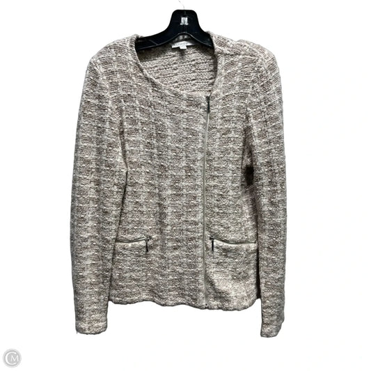 Jacket Other By Chicos In Tan & White, Size: M
