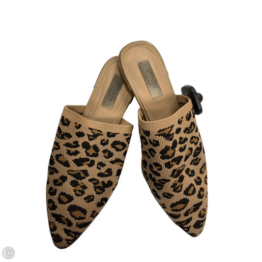 Shoes Flats By Steve Madden In Brown & Cream, Size: 8.5