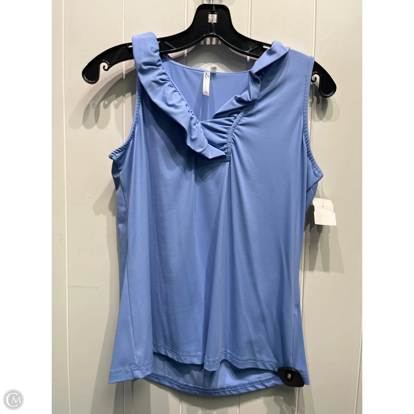 Top Sleeveless By Lulu B In Blue, Size: S