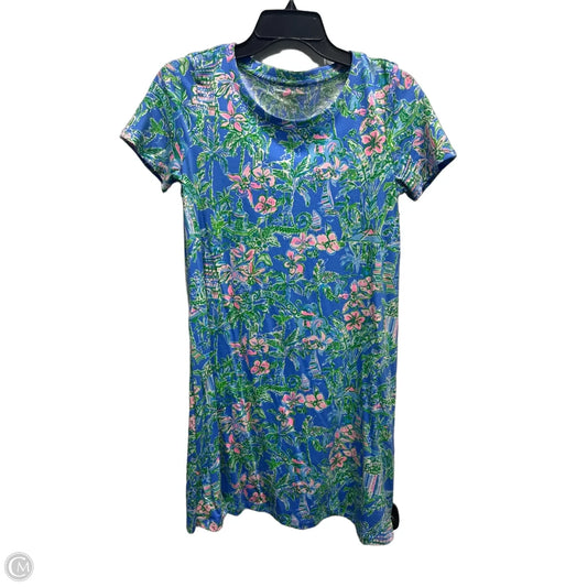Dress Designer By Lilly Pulitzer In Blue & Pink, Size: Xs
