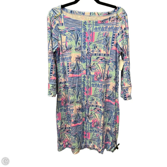 Dress Designer By Lilly Pulitzer In Blue & Pink, Size: L