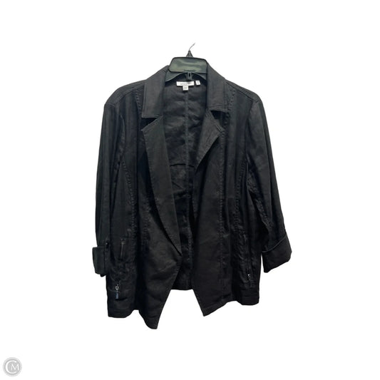 Blazer By Chicos In Black, Size: 12