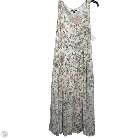 Dress Designer By Frye In Cream & Orange, Size: M