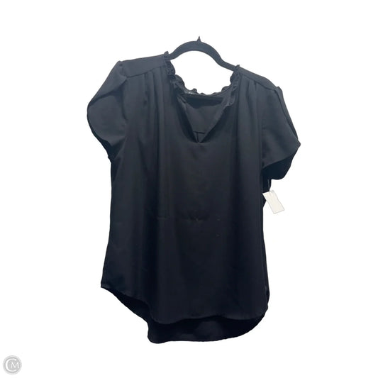 Top Short Sleeve By 41 Hawthorn In Black, Size: Xl