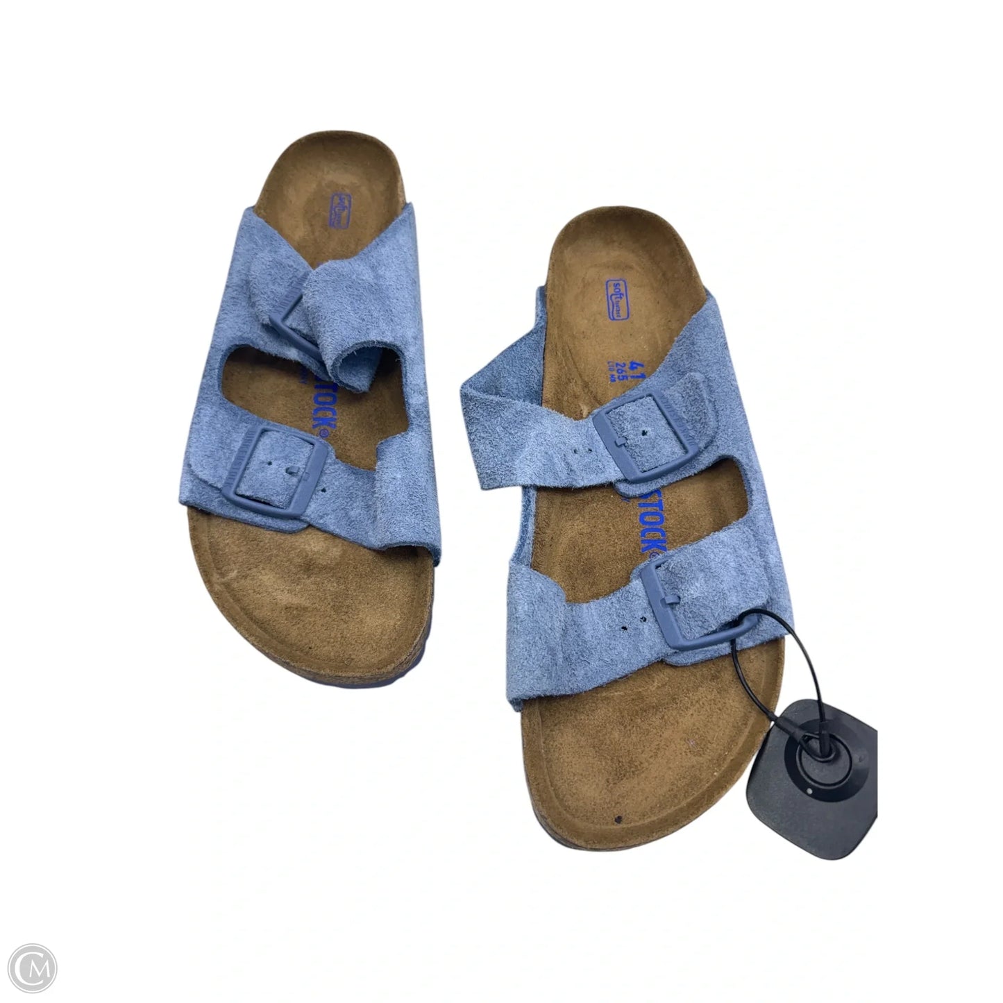 Sandals Flats By Birkenstock In Blue, Size: 10