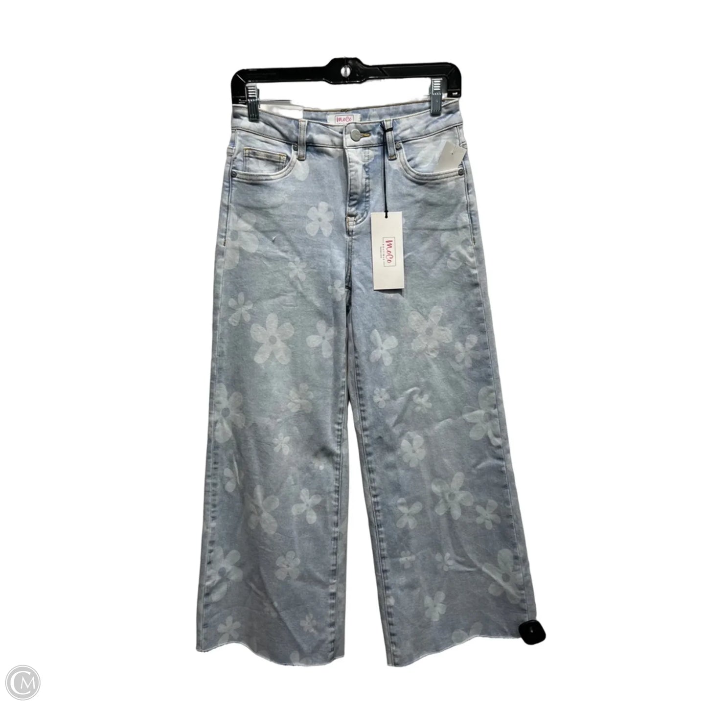 Jeans Wide Leg By  moco In Blue Denim, Size: 2