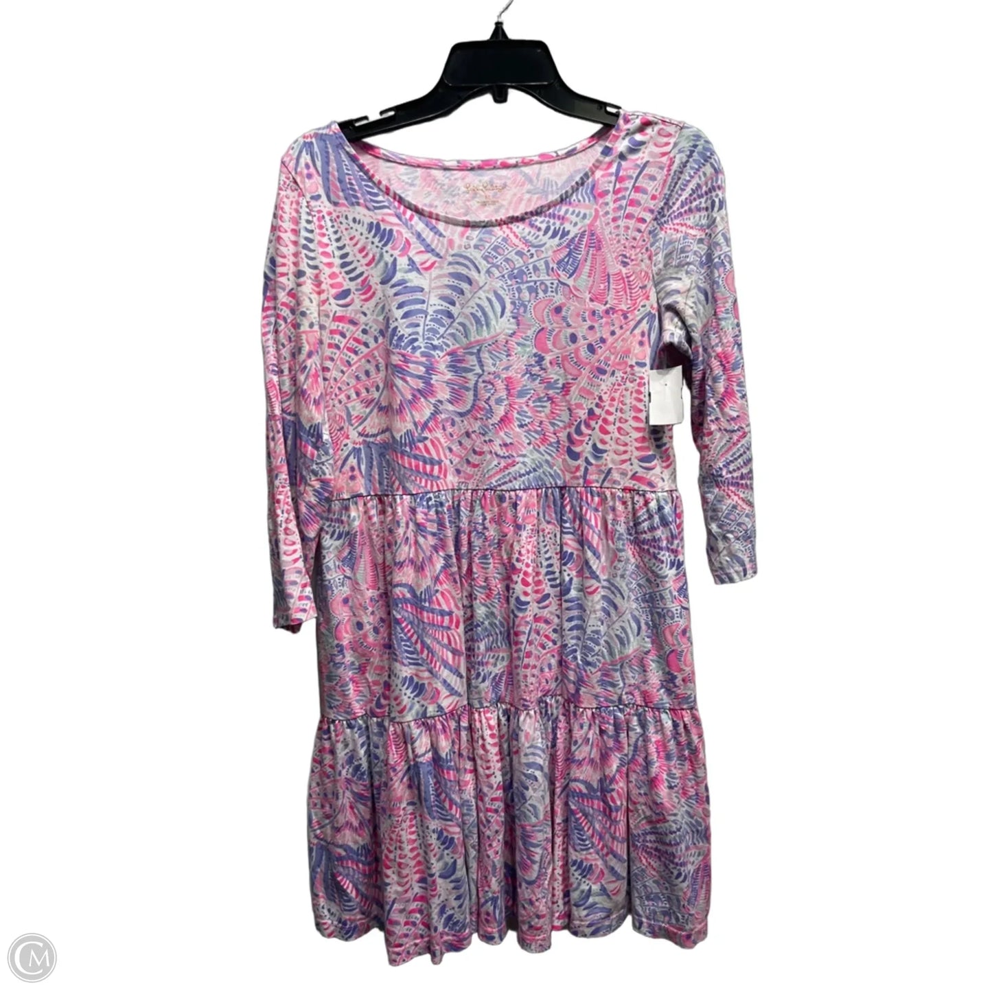Dress Designer By Lilly Pulitzer In Pink & Purple, Size: M