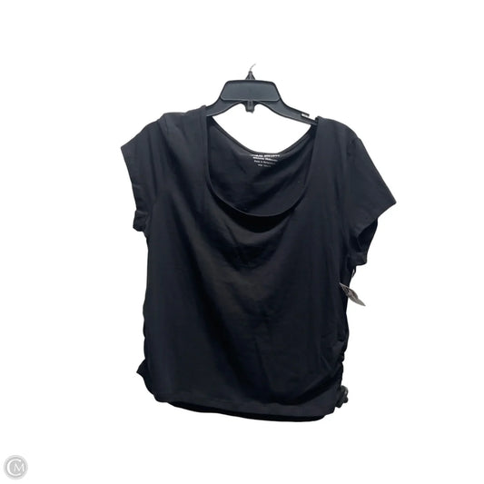 Top Short Sleeve By moral society In Black, Size: Xl