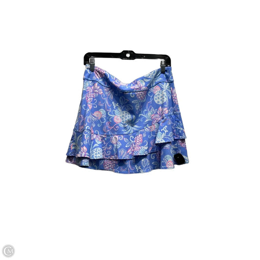 Skort Designer By Lilly Pulitzer In Blue & Pink, Size: L