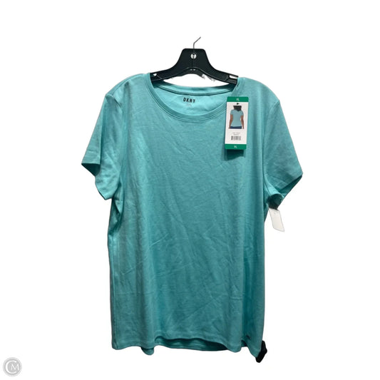 Top Short Sleeve Basic By Dkny In Ivory, Size: Xl