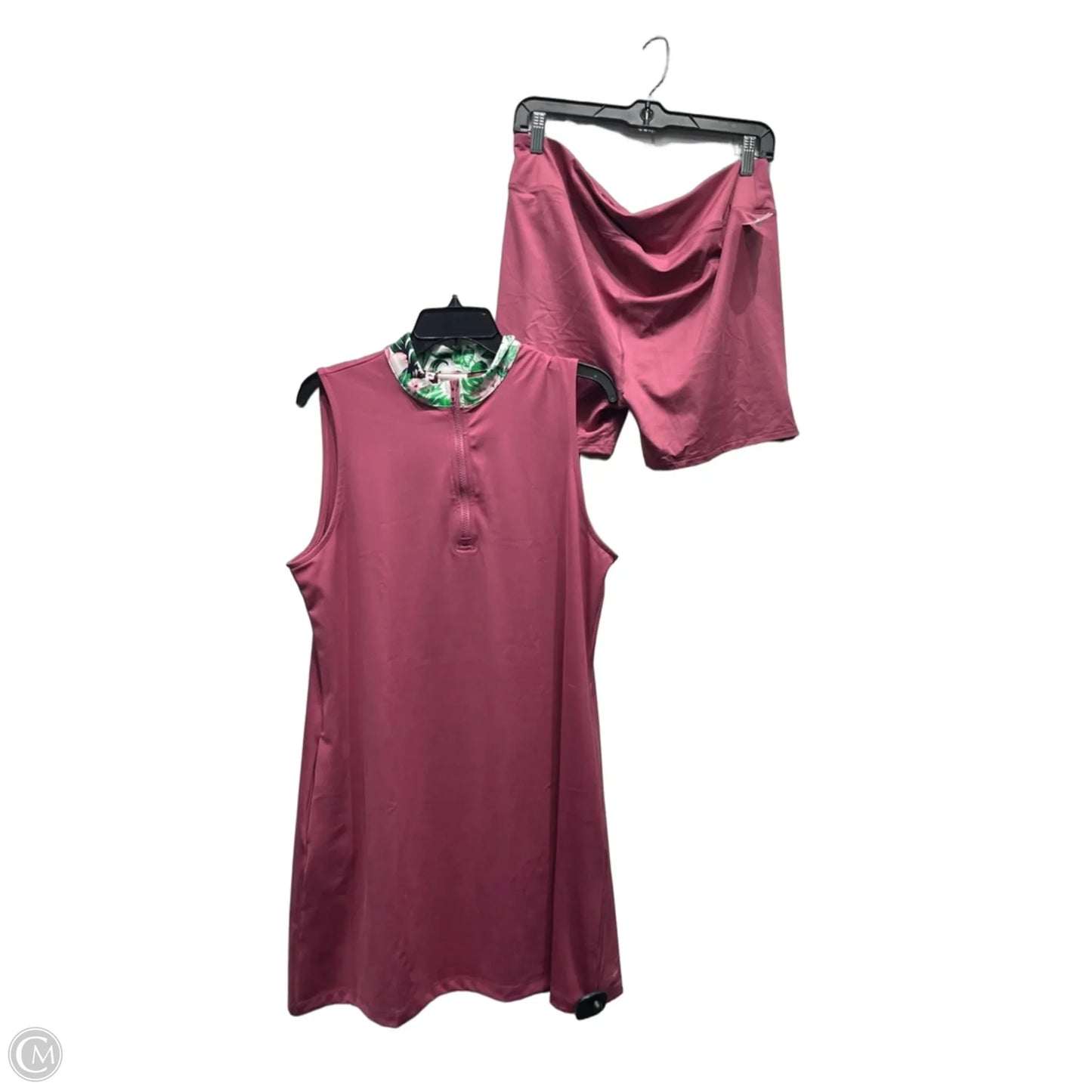 Dress Set 2pc By Tommy Bahama In Green & Pink, Size: Xl