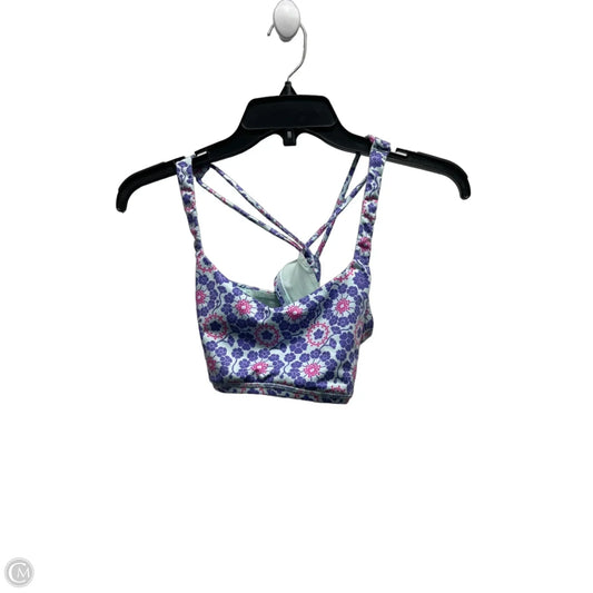 Athletic Bra By Lululemon In Blue & Pink, Size: Xs