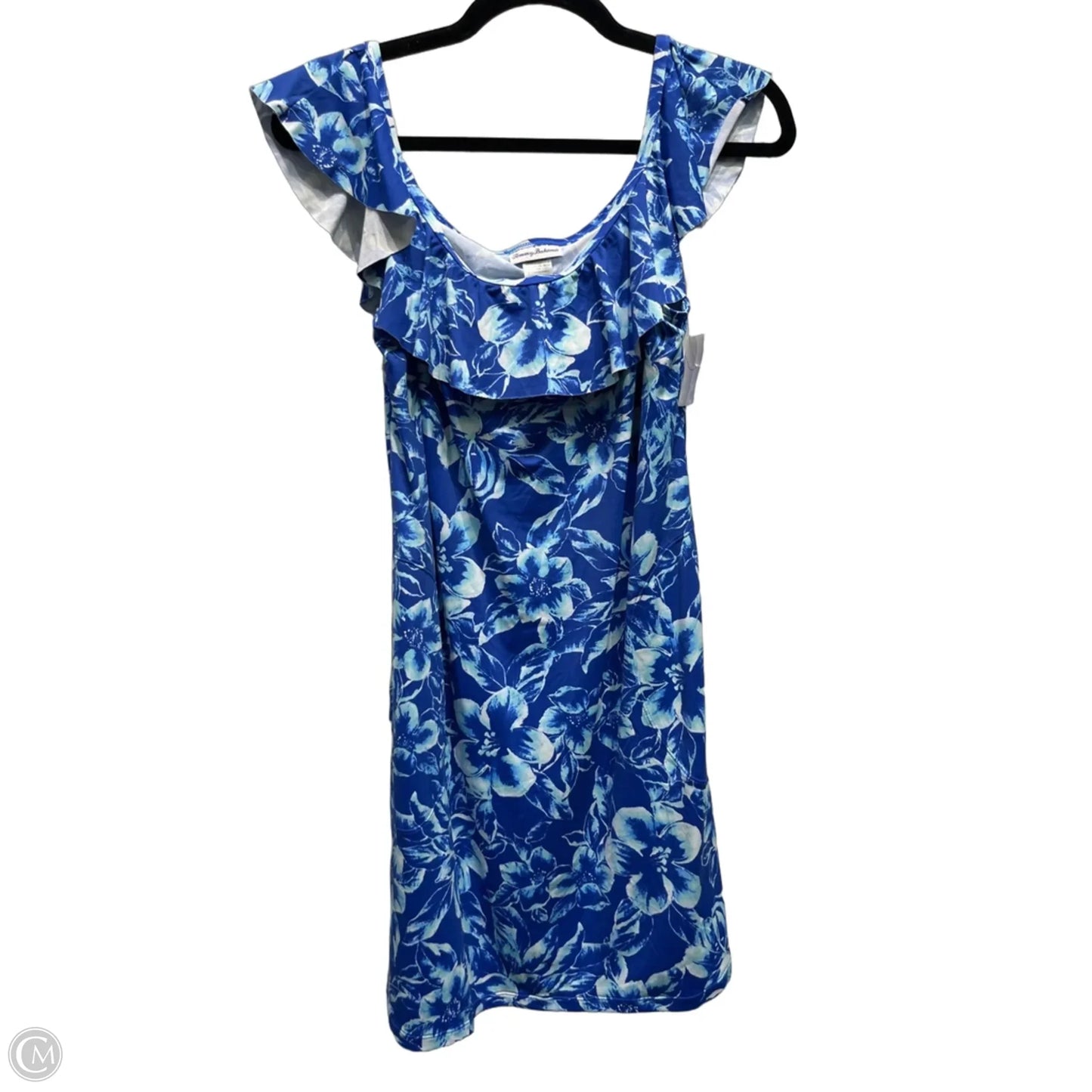 Dress Casual Short By Tommy Bahama In Blue & White, Size: M