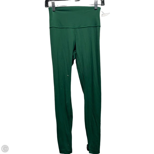 Athletic Leggings By Lululemon In Green, Size: 6