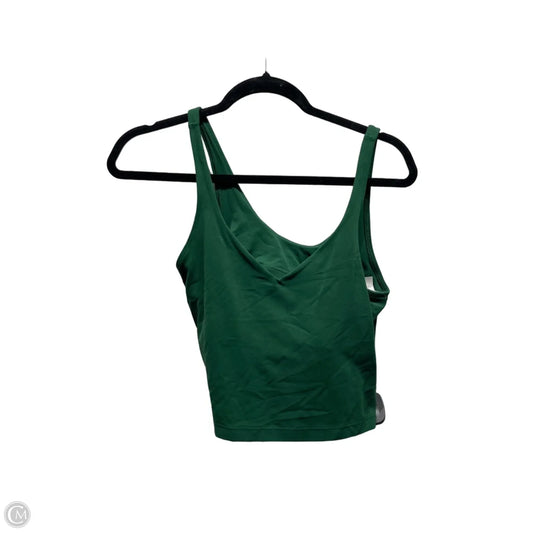 Athletic Tank Top By Lululemon In Green, Size: 10