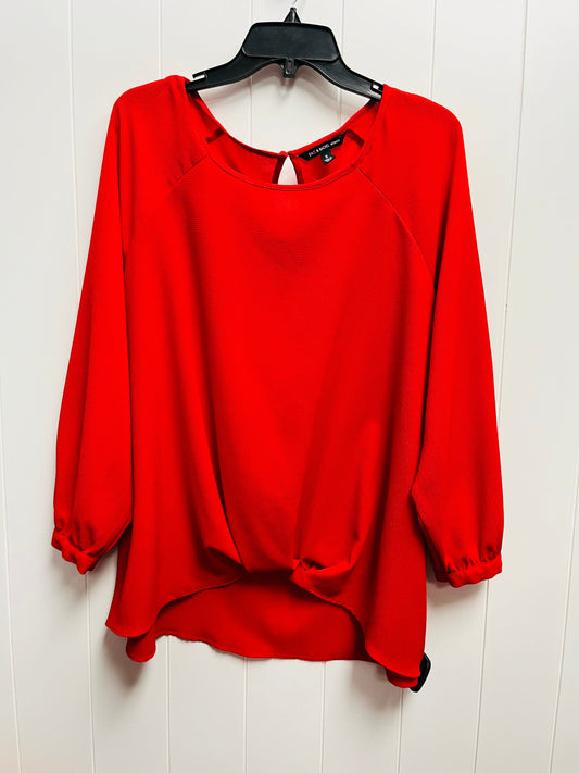 Blouse Long Sleeve By Zac And Rachel  Size: 1x
