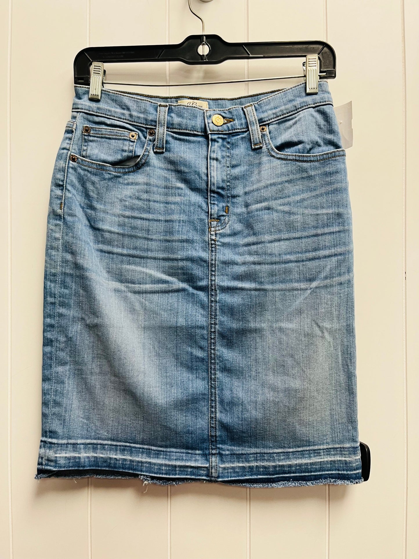 Blue Denim Skirt Mini & Short J. Crew, Size 4