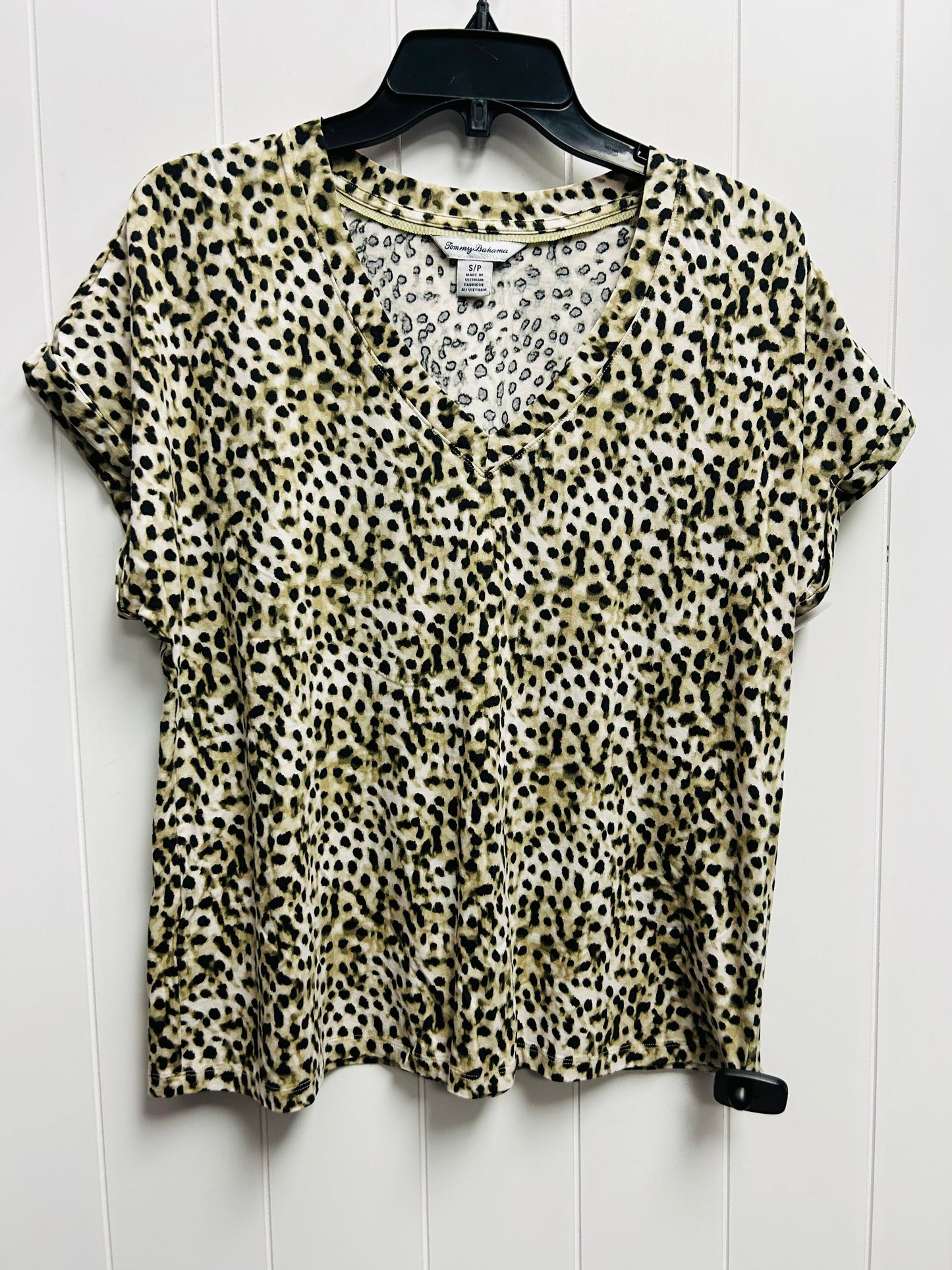 Animal Print Top Short Sleeve Tommy Bahama, Size S