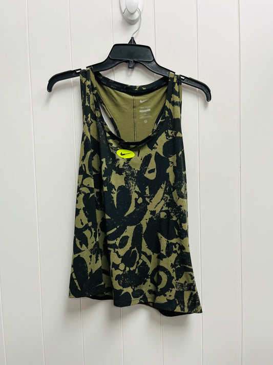 Athletic Tank Top By Nike Apparel In Green, Size: 2x