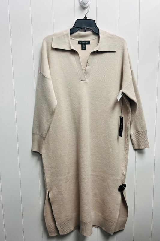 Dress Sweater By Tahari By Arthur Levine In Cream, Size: 1x