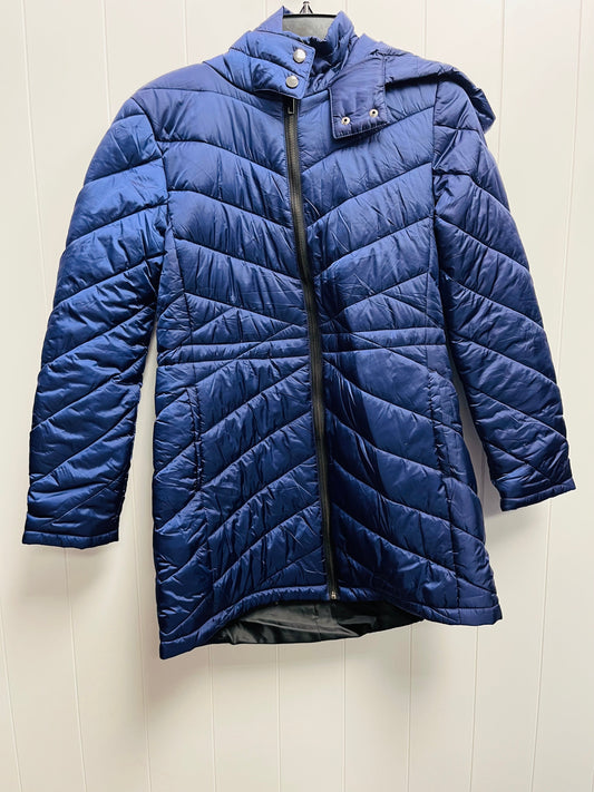 Coat Puffer & Quilted By Clothes Mentor In Navy, Size: S