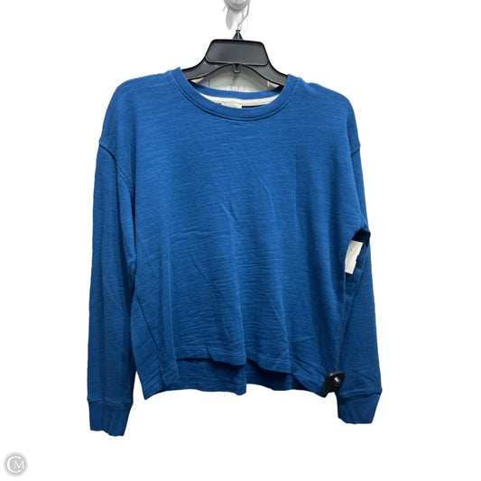 Top Long Sleeve Basic By J. Crew In Blue, Size: S