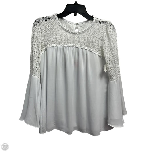 Top Long Sleeve Designer By Lilly Pulitzer In White, Size: 4