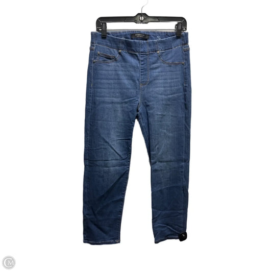 Jeans Cropped By Liverpool In Blue Denim, Size: 8