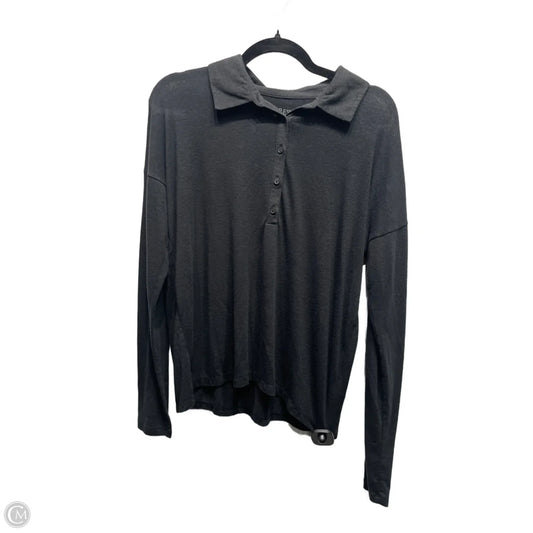 Top Long Sleeve By J. Crew In Black, Size: S