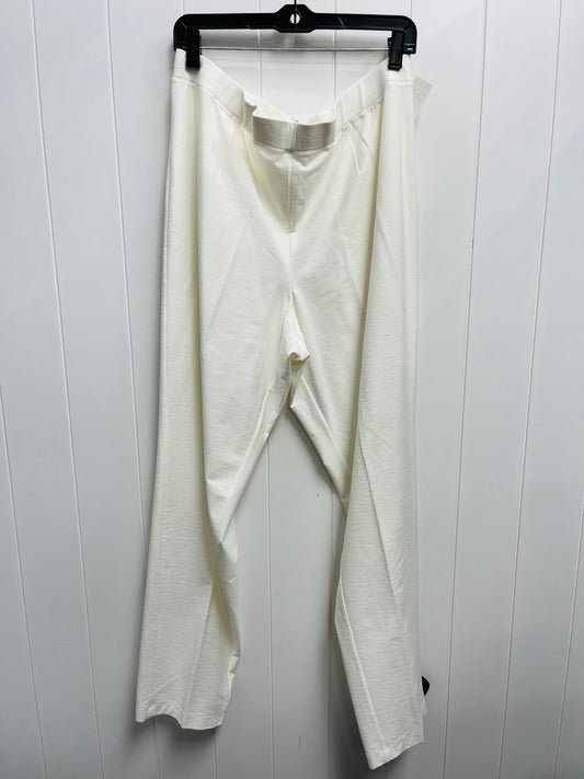 Pants Wide Leg By Eileen Fisher In Cream, Size: 1x