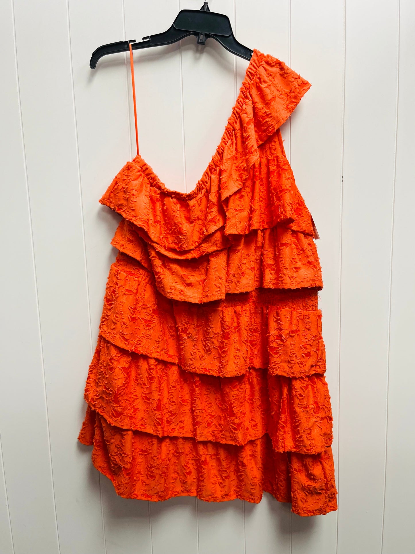 Orange Dress Casual Short Lc Lauren Conrad, Size 2x