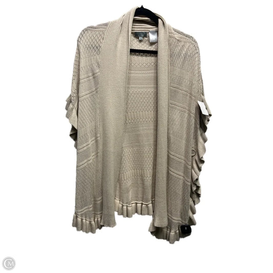 Cardigan By Joseph A. In Tan, Size: Xl