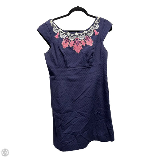 Dress Designer By Lilly Pulitzer In Blue & Pink, Size: M