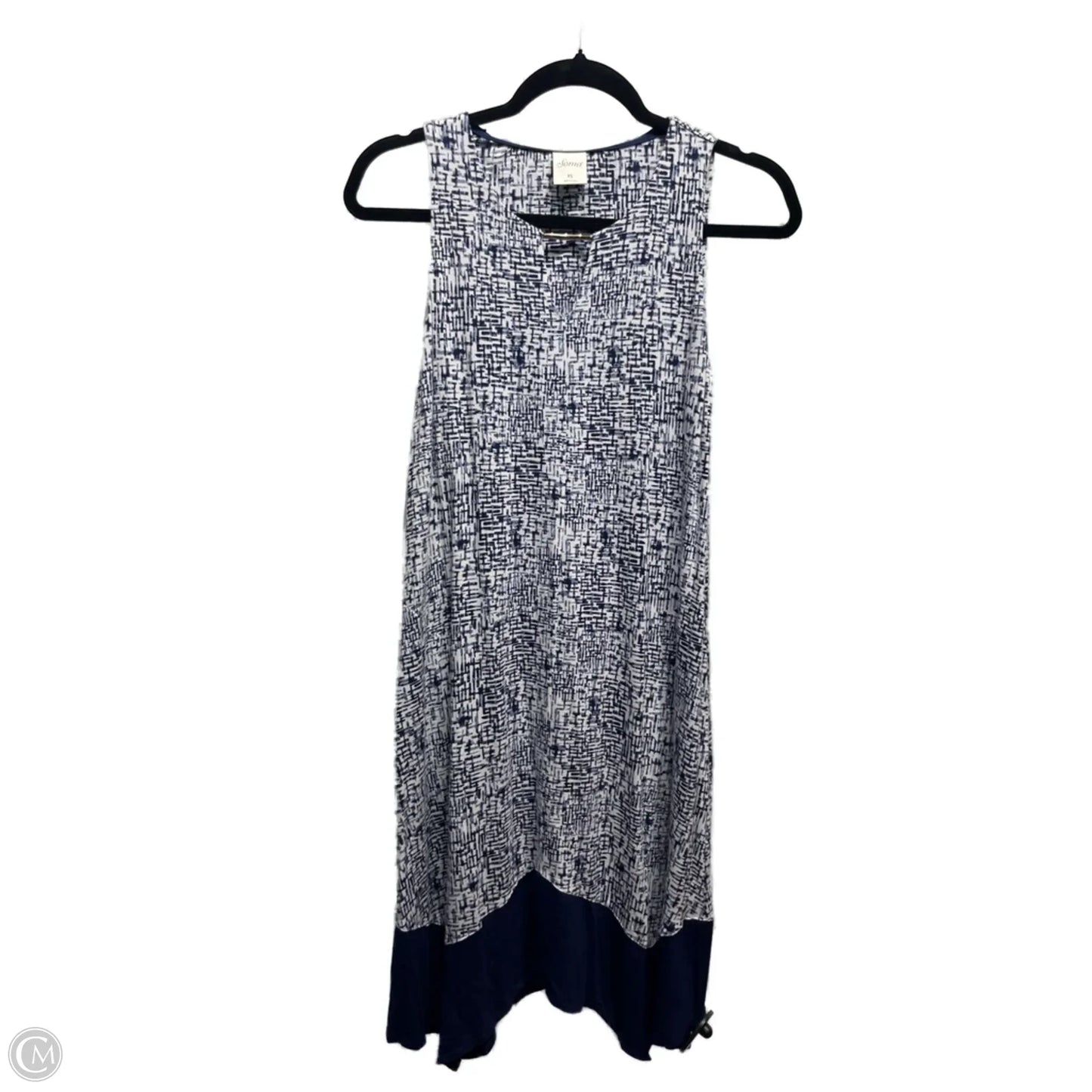 Dress Casual Short By Soma In Blue & White, Size: Xs
