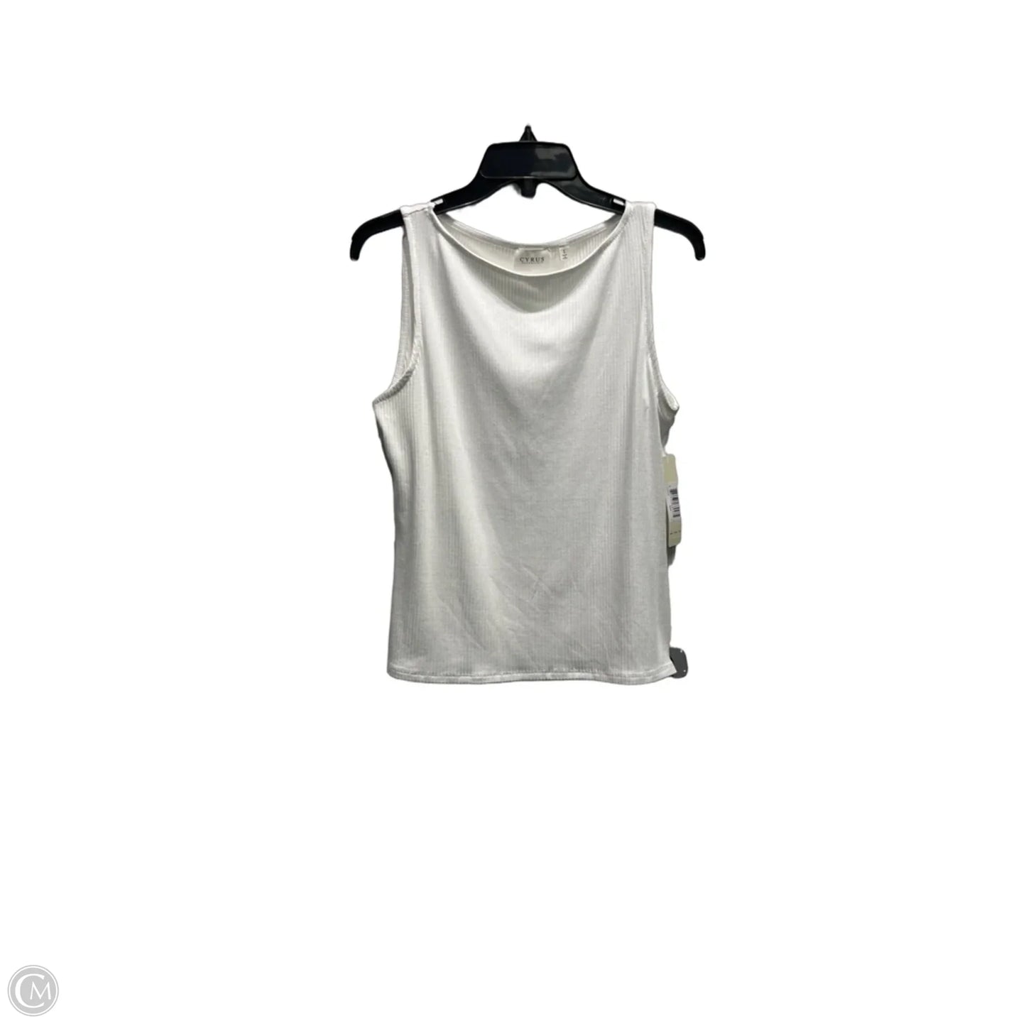 Top Sleeveless By Cyrus In White, Size: L